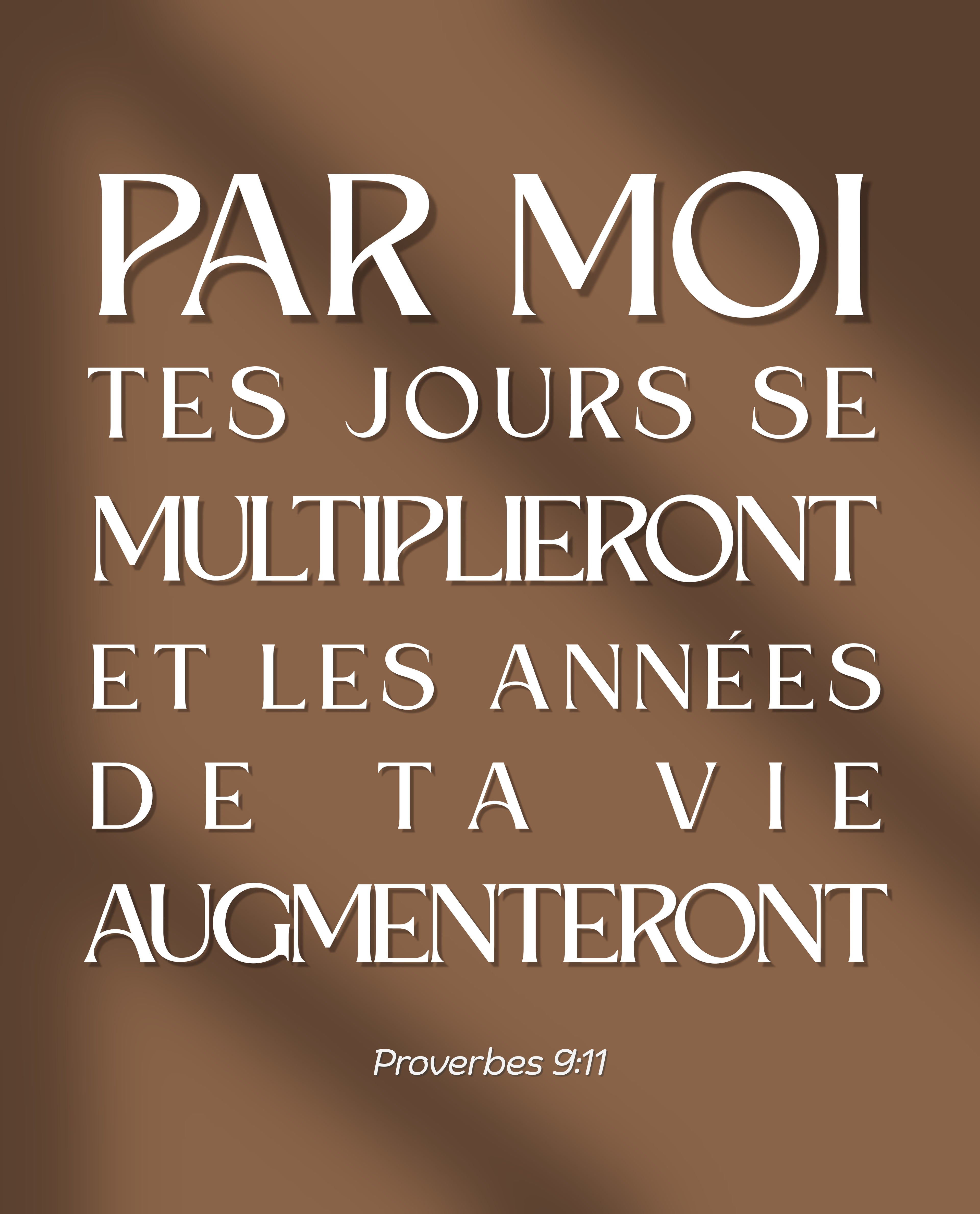 Proverbes 9:11